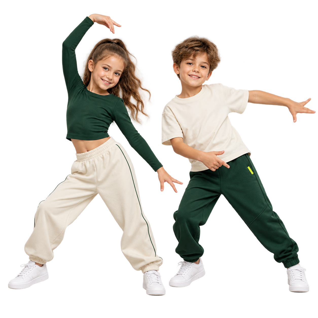 Дети осваивают танцевальные движения